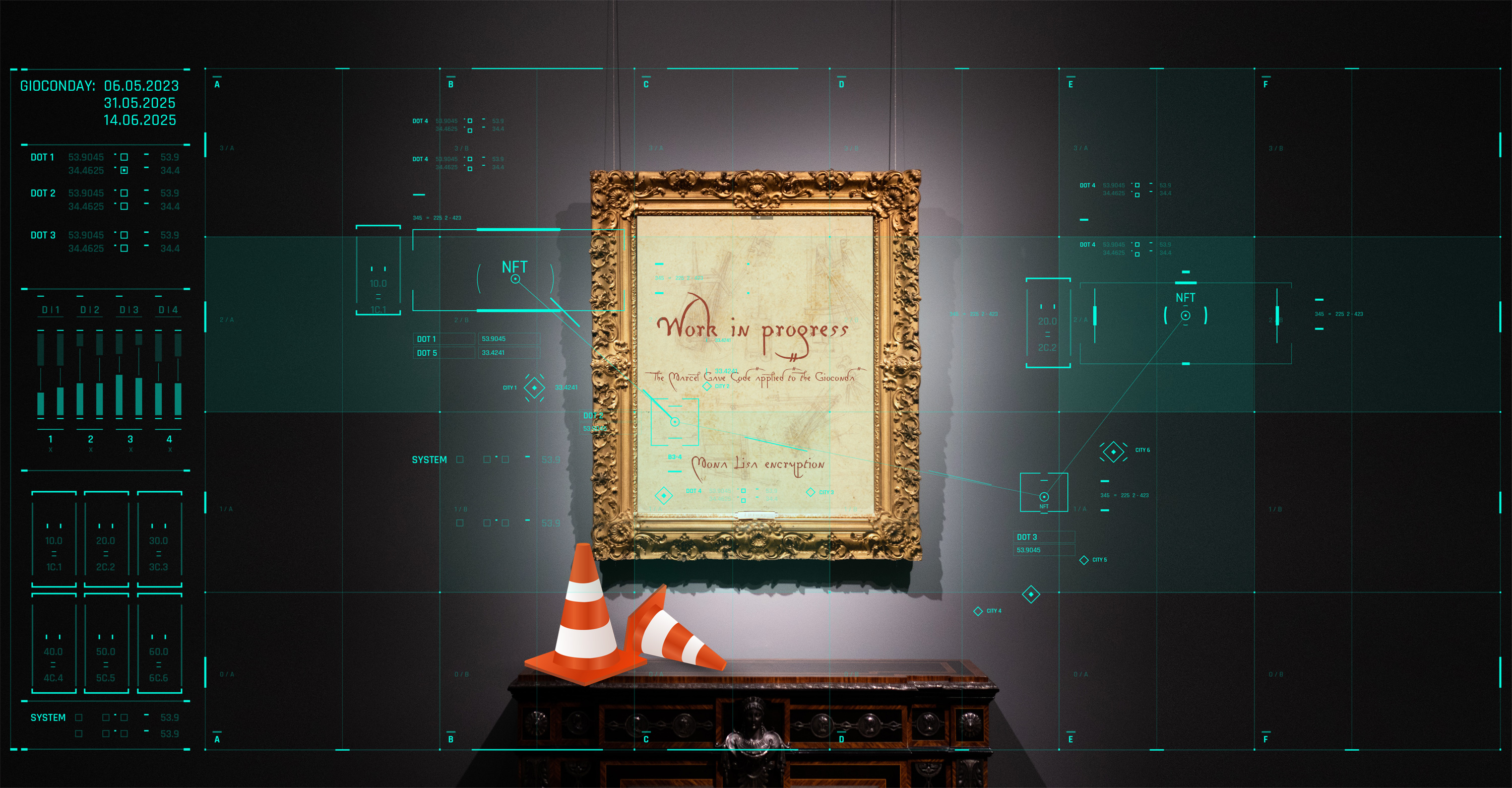 Gioconday, cronologia di quando è stata presentata al pubblico la crittografia della Gioconda realizzata con il Codice Gave